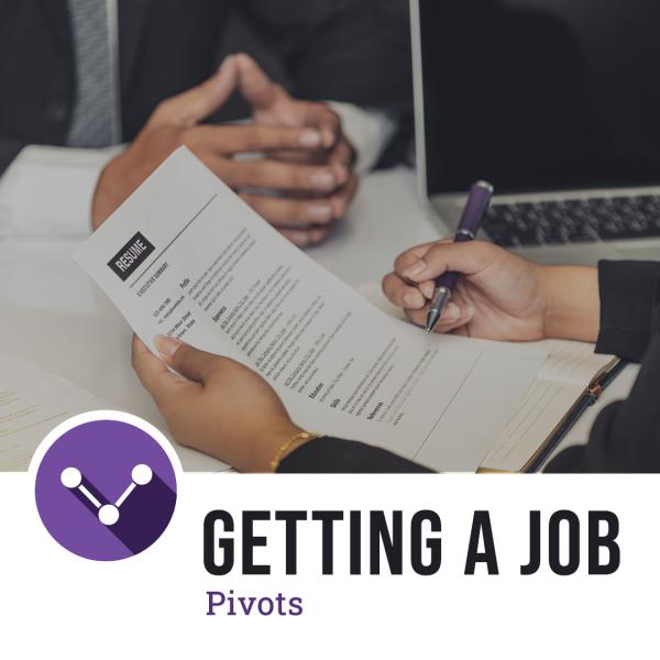 Image for event: Getting a Job