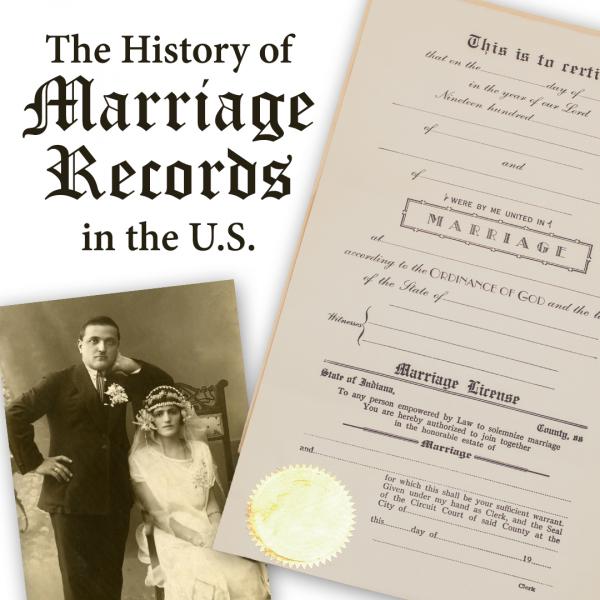 Image for event: The History of Marriage Records in the U.S.