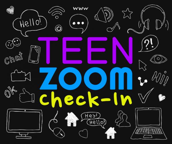 Image for event: Teen Zoom check in with Teen Librarians